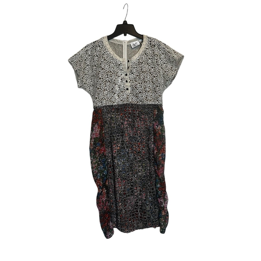 Beguile Byron Lars Lace Study Floral Dress Size 8 Anthropologie